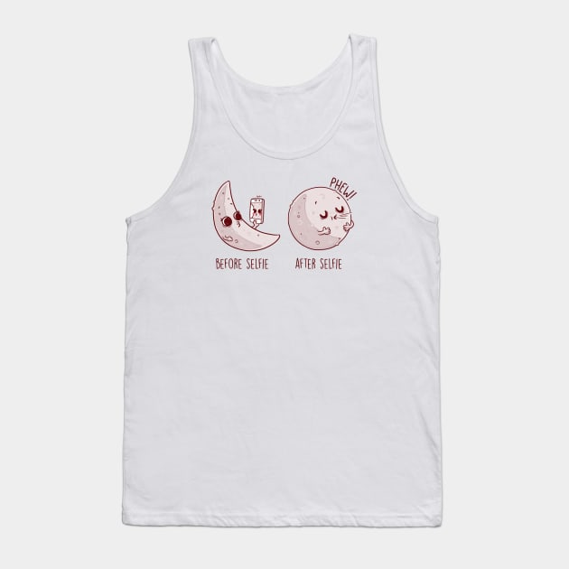 Before and After Selfie Tank Top by Naolito